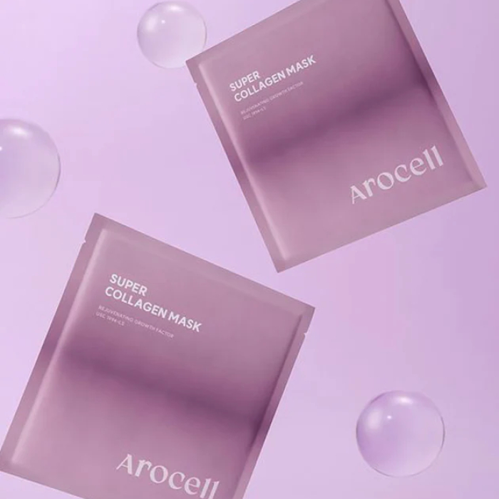 Mască din hidrogel cu colagen pentru hidratare și efect lifting