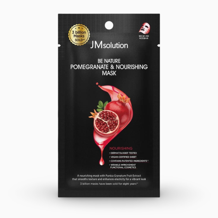 Mască din țesătură cu extract de rodie