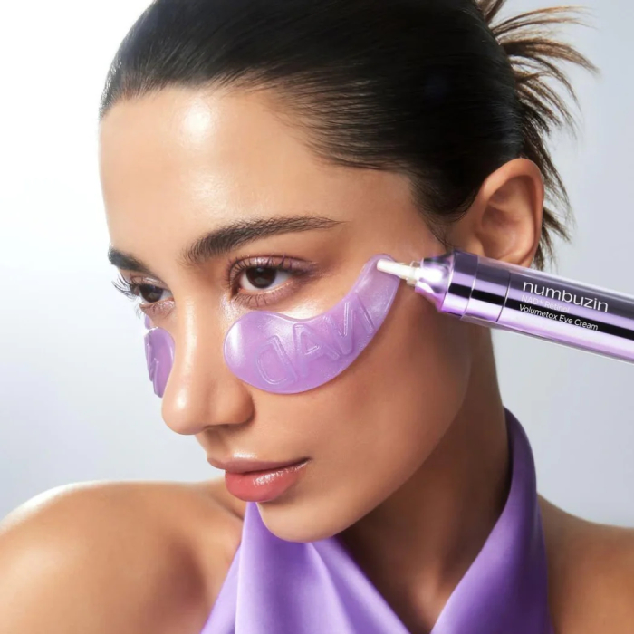 Cremă concentrată pentru zona ochilor cu peptide și retinol