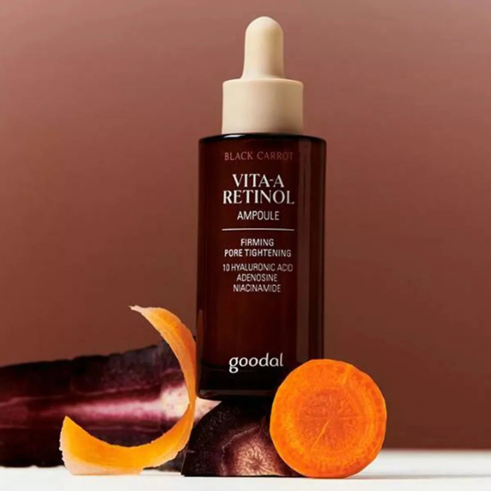 Ser cu retinol și morcov negru