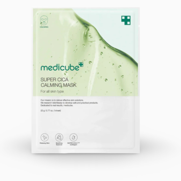 Masca calmanta din tesatura pentru fata cu extract de Centella