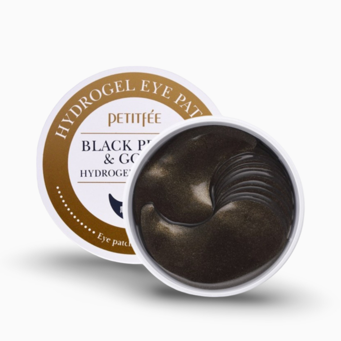 Patch-uri hidrogel cu extract de aur si perle negre 60 buc.