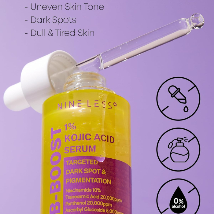 Ser iluminant cu Acid Kojic