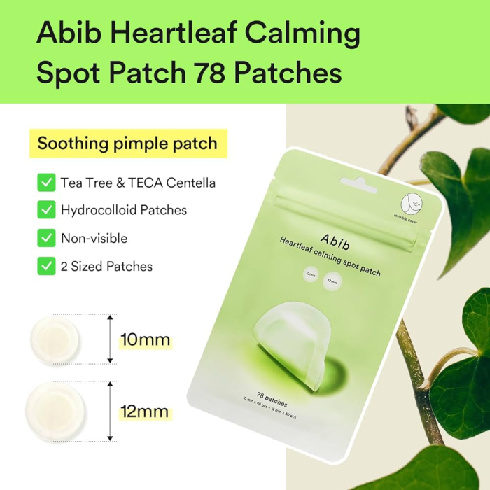 Ультратонкие пластыри от прыщей с Heartleaf