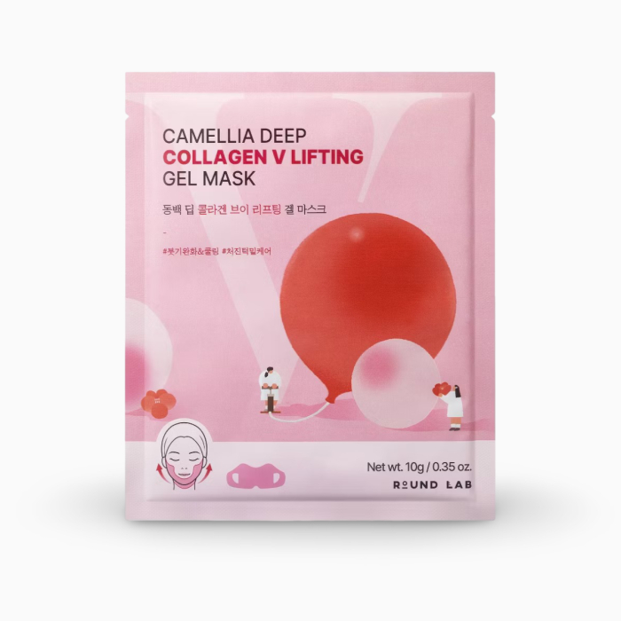 Mască din hidrogel cu Colagen și Camelia Japoneză cu efect de V-shape