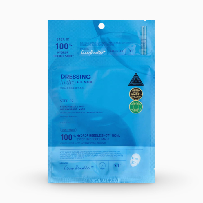 Mască din hidrogel acid hialuronic și micro-ace