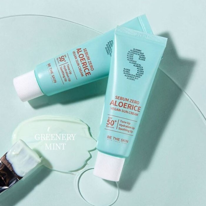 Солнцезащитное средство SPF50+ с экстрактами риса и алоэ вера