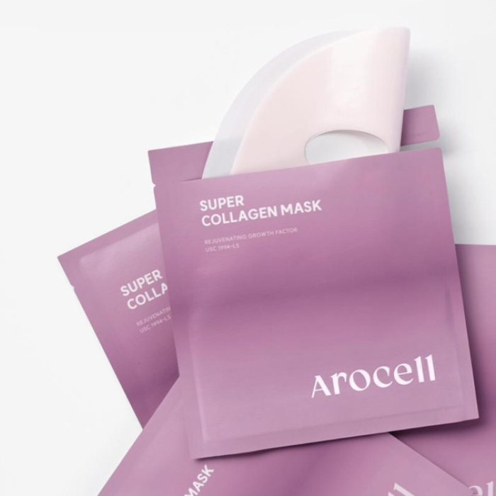 Mască din hidrogel cu colagen pentru hidratare și efect lifting