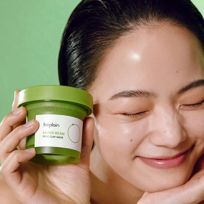 Mască purifiantă pentru pori cu mung bean și argilă naturală
