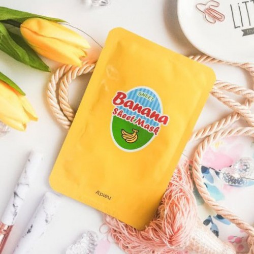 Тканевая маска с бананом и мёдом