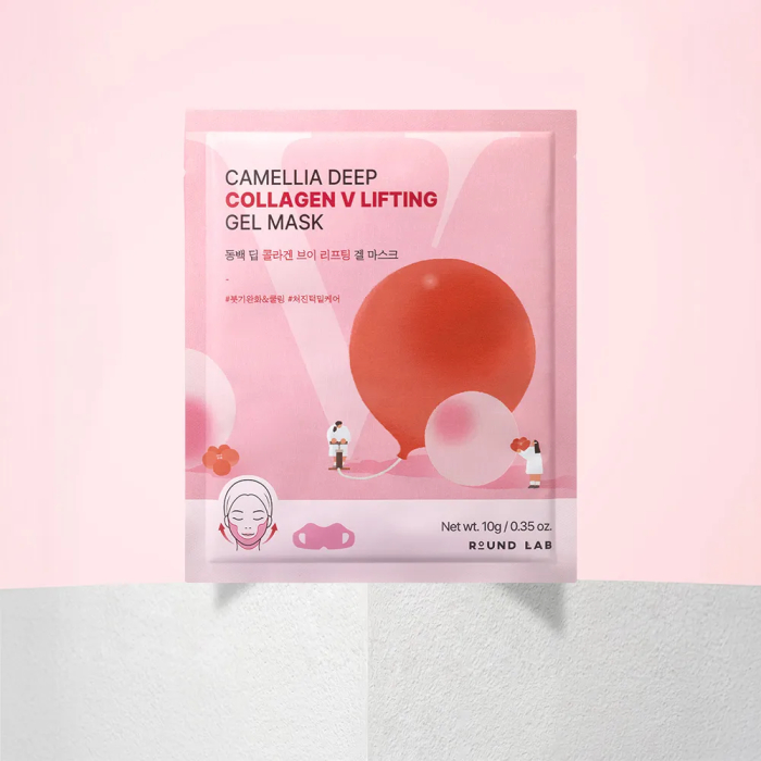 Mască din hidrogel cu Colagen și Camelia Japoneză cu efect de V-shape
