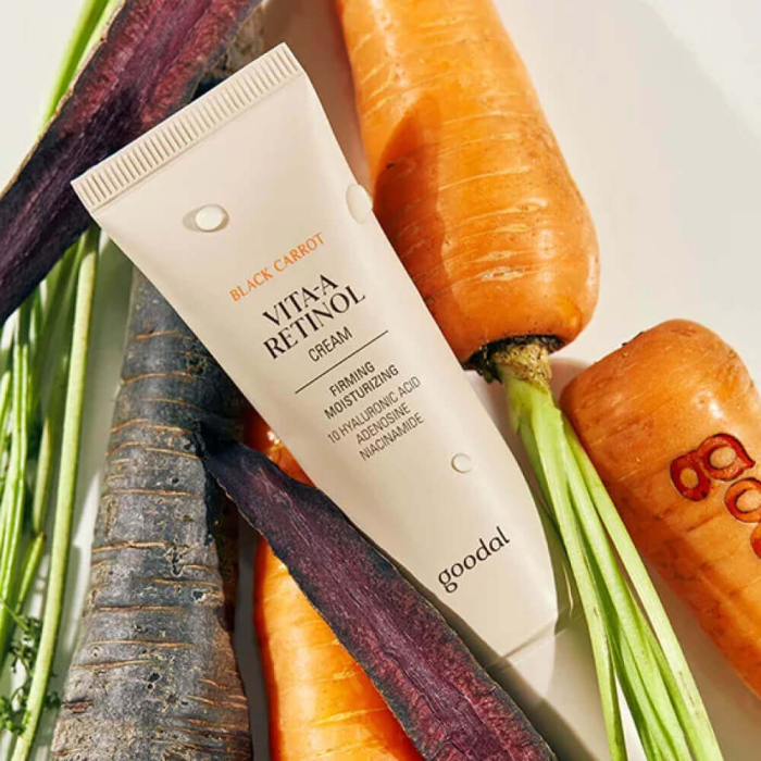 Cremă anti-rid cu retinol și morcov negru