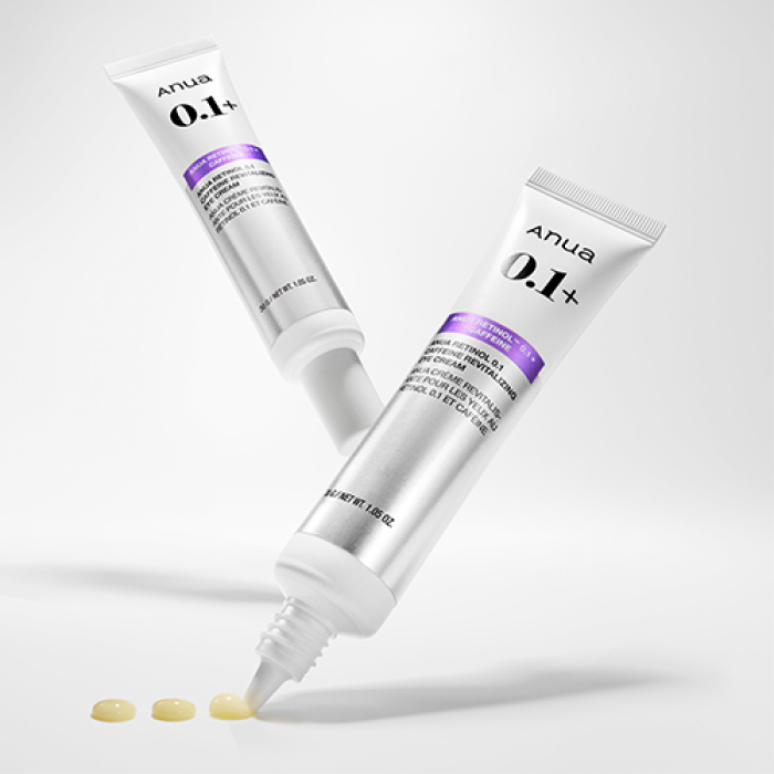Cremă revitalizantă pentru conturul ochilor cu retinol și cafeină