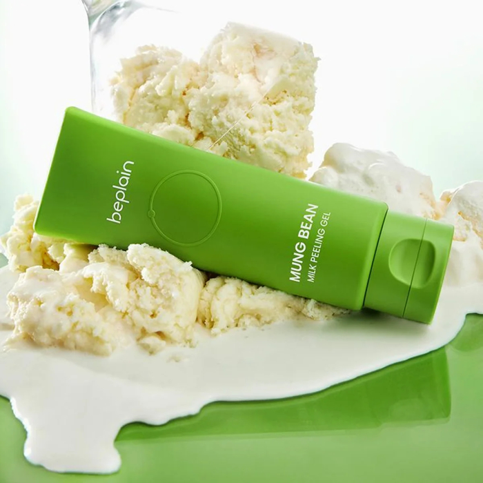 Gel exfoliant delicat cu lapte de fasole Mung