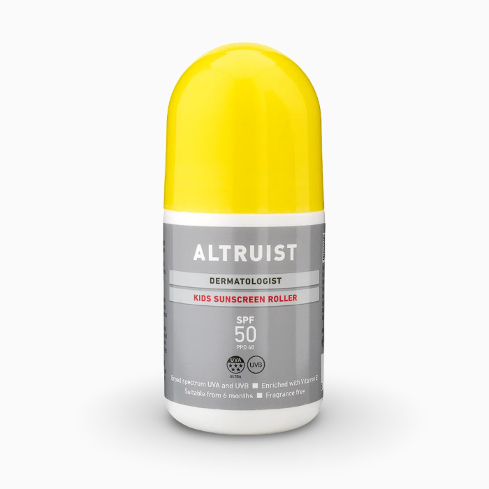 Protecție solară SPF50 pentru copii cu aplicare ușoară tip roller