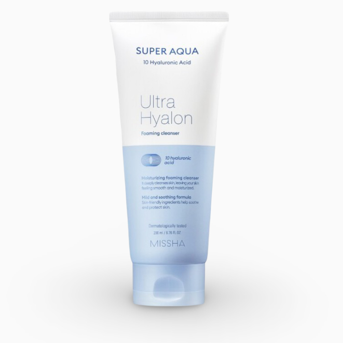 Spuma pentru curatarea tenului cu acid hialuronic