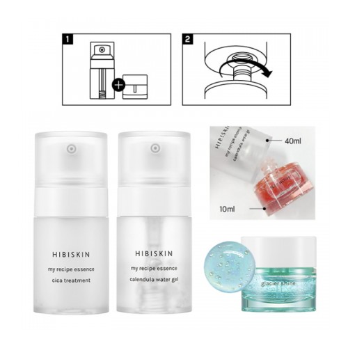 Инновационный набор для питания и бодрости кожи 4 в 1 (40 мл + 30 мл)