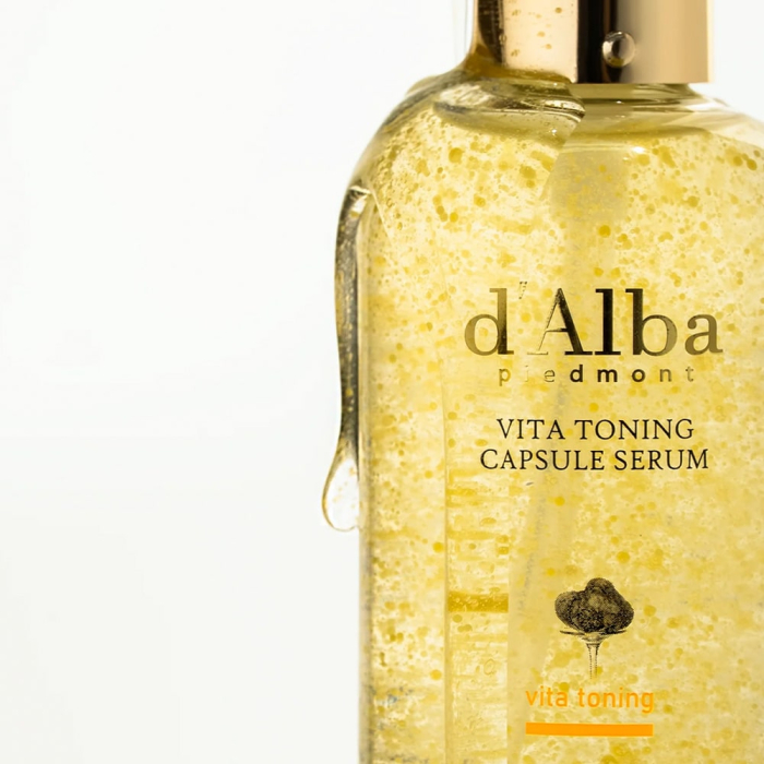 Осветляющая и тонизирующая сыворотка с витаминными капсулами