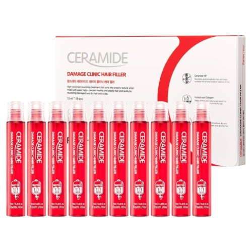 Fiole cu ceramide pentru par deteriorat