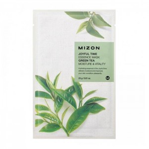 Mască țesătură de față cu extract de ceai verde de la Mizon