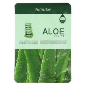 Masca din tesatura pentru fata cu extract de Aloe Vera