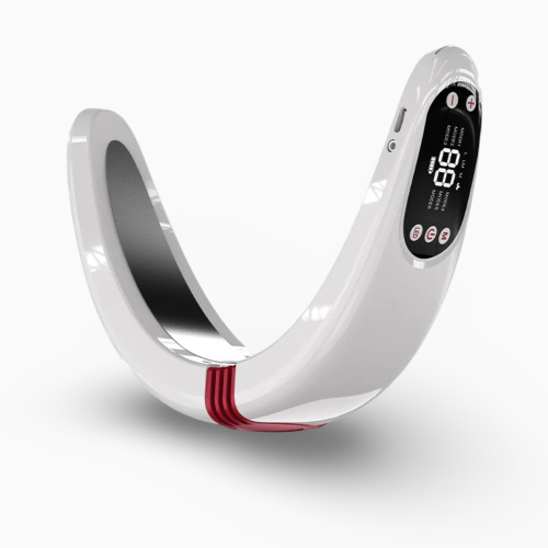 Aparat de lifting facial cu EMS, Microcurent, NIR și Terapie LED