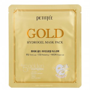 Золотая гидрогелевая маска PETITFEE
